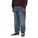 NEWEL PANT BLUE, DARK USED WASH - Pantalon Denim Jeans Homme Bleu Homme CARHARTT WIP