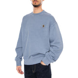 Nelson Sweat Gentle Blue - Crewneck Sweatshirt Uomo Blu  Uomo CARHARTT WIP