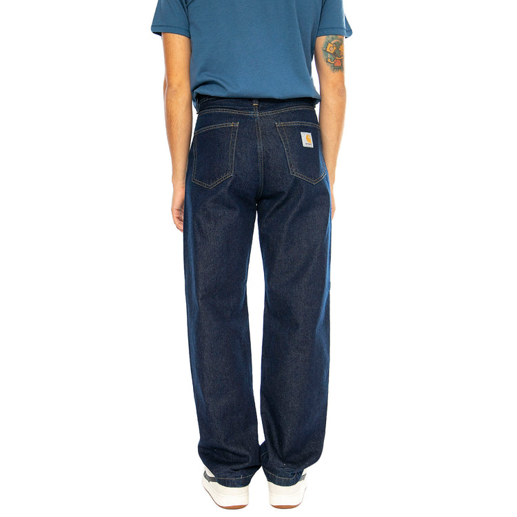 LANDON PANT BLUE RINSED- Pantaloni Denim Jeans Uomo Blu I030468 0102 CARHARTT WIP 