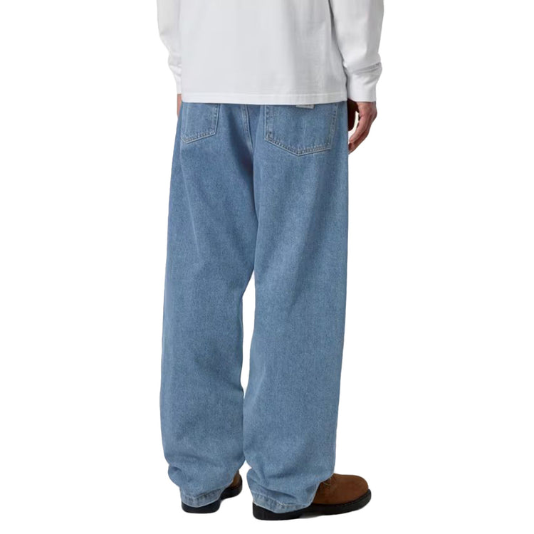 LANDON PANT Blue, Heavy stone wash - Pantaloni Denim Jeans Oversize Uomo Blu I030468 0160 CARHARTT WIP 