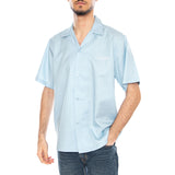 S/S Delray Shirt Icaria / White - Chemise Manches Courtes Homme Bleu Homme CARHARTT WIP