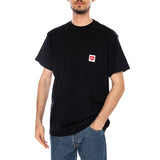 S/S POCKET HEART T-SHIRT - T-shirt Col Rond Homme Noir CARHARTT WIP