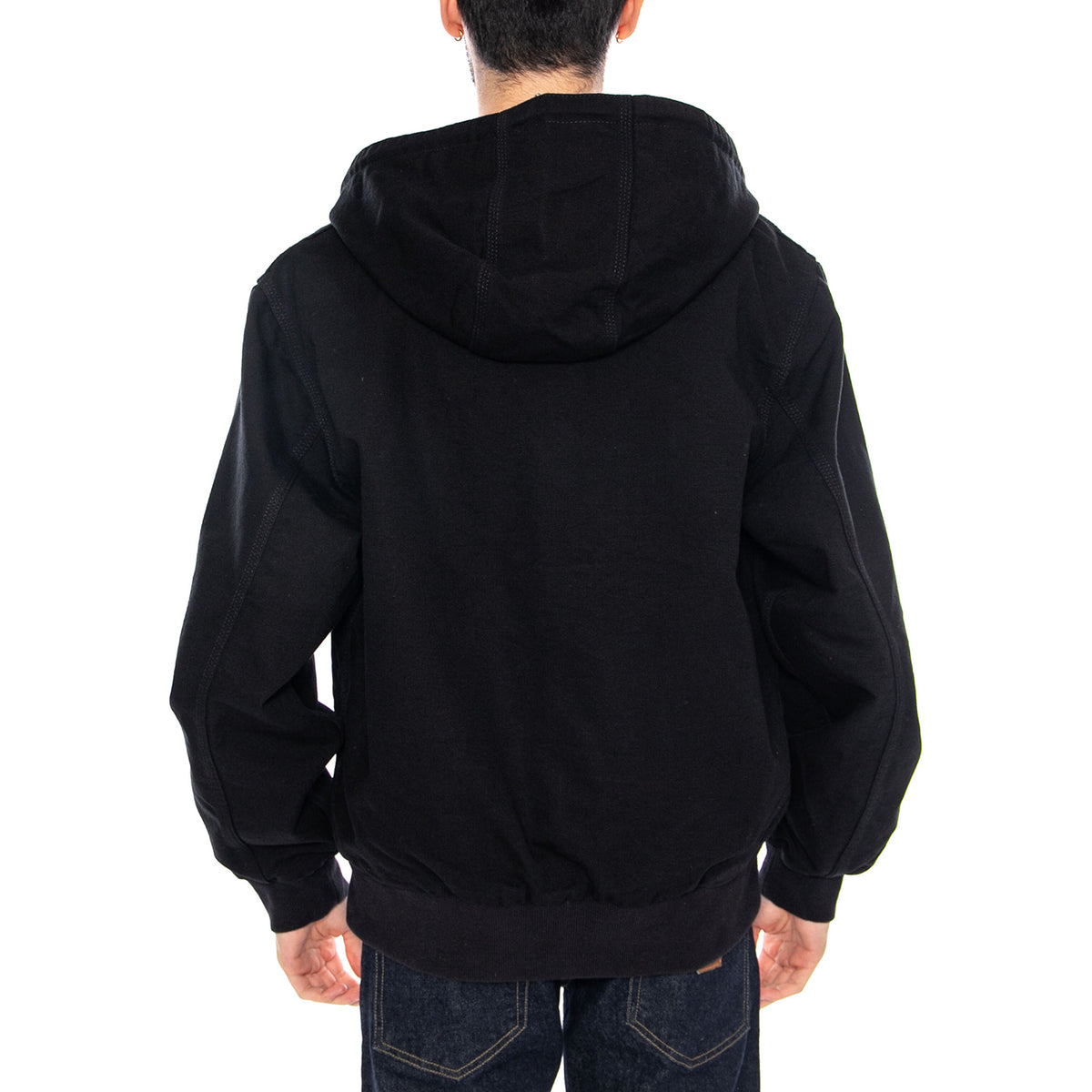 OG Active Jacket Black - Giacca con Cappuccio e Zip Uomo Nera I034311 8902 CARHARTT WIP 