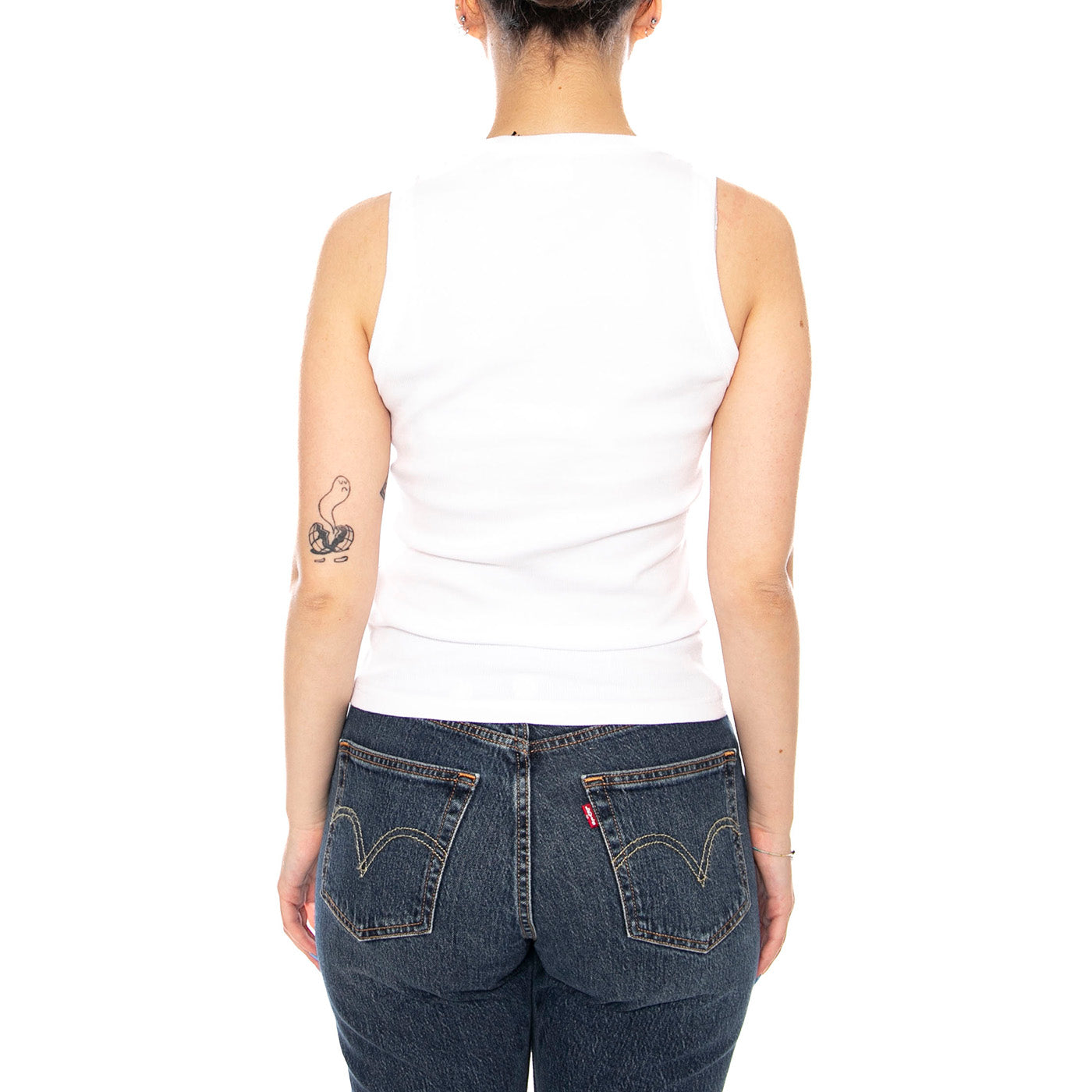 W' PHILIPS T-SHIRT - Canotta Donna Bianca I034624 02XX CARHARTT WIP 