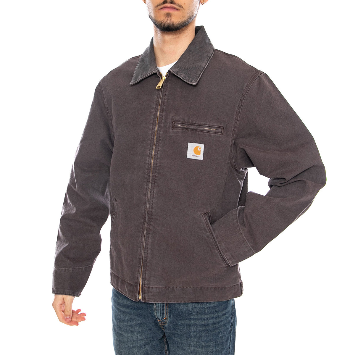 Detroit Jacket Shale / Shale - Giacca Uomo Marrone I034819 3MB4O CARHARTT WIP 