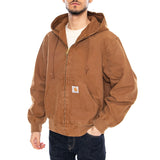 OG Active Jacket Hemilton Brown - Veste avec Capuche et Zip Homme Marron Homme CARHARTT WIP