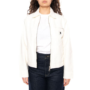 W' OG Detroit Jacket Wax / Wax - Giacca Donna Bianca I034844 0DJ02 CARHARTT WIP 