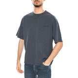T-Shirt S/S Benton Carbon - T-Shirt Ras du Cou Homme Noir CARHARTT WIP