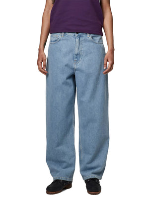 W' BRANDON PANT BLUE STONE BLEACHED - Pantaloni Denim Jeans Donna Blu I035892 112 CARHARTT WIP 