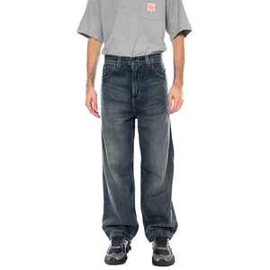 Brandon Pant Blue Worn Used Wash -- Pantaloni Uomo Blu I035893 014Q CARHARTT WIP 