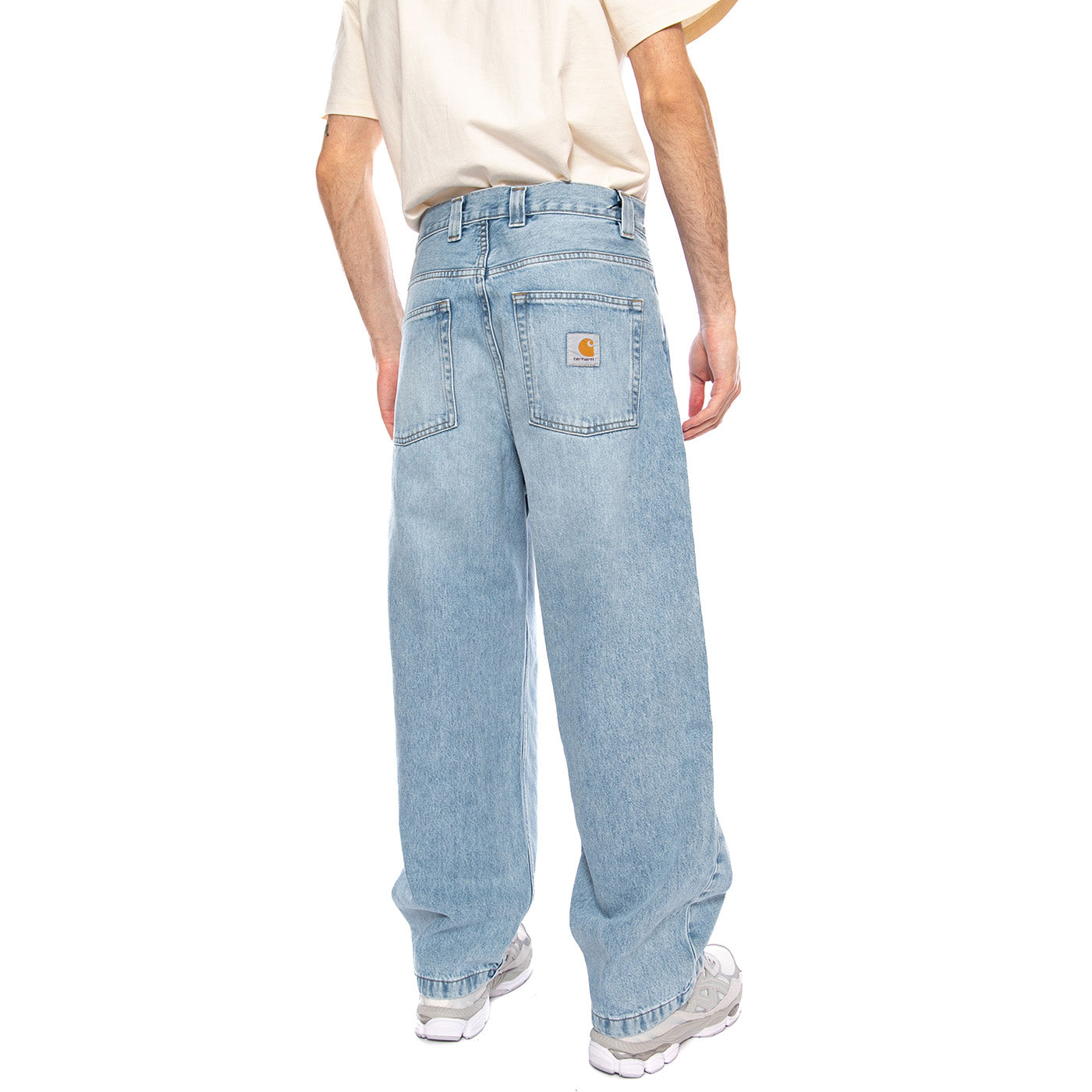 Brandon Pant Blue - Pantaloni Denim Jeans Uomo Blu I035893 01WU CARHARTT WIP 