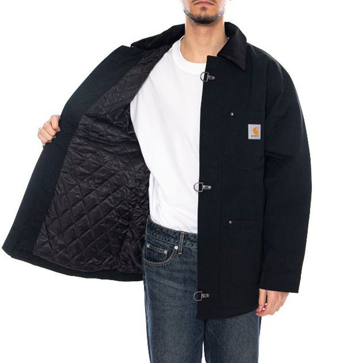 ADAIR COAT BLACK / BLACK - Giacca Uomo Nera I035969 00EXX CARHARTT WIP 