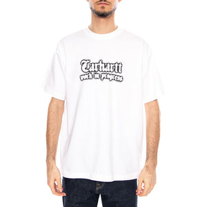 S/S World Tour T-Shirt White - Maglietta Girocollo Uomo Bianca I036236 02XX CARHARTT WIP 