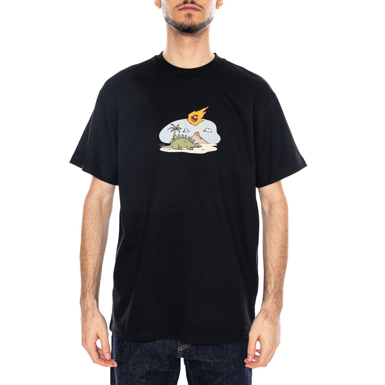 S/S Impact T-Shirt Black - Maglietta Girocollo Uomo Nera I036265 89XX CARHARTT WIP 
