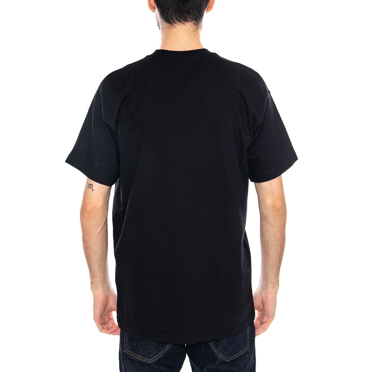 S/S Impact T-Shirt Black - Maglietta Girocollo Uomo Nera I036265 89XX CARHARTT WIP 