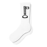 LOCKED SOCKS WHITE - Chaussettes Blanches  ACCESSOIRES CARHARTT WIP