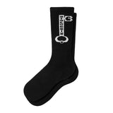 LOCKED SOCKS BLACK - Chaussettes Noires  ACCESSOIRES CARHARTT WIP
