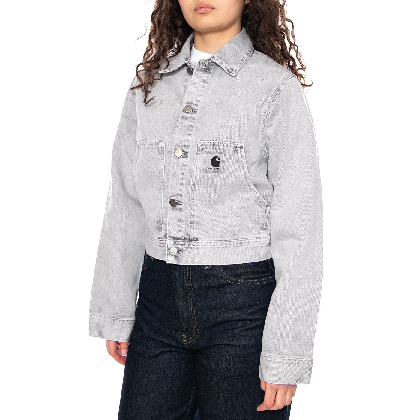 W' Arca Jacket  - Giacca Denim Jeans Donna I036528 895F CARHARTT WIP 