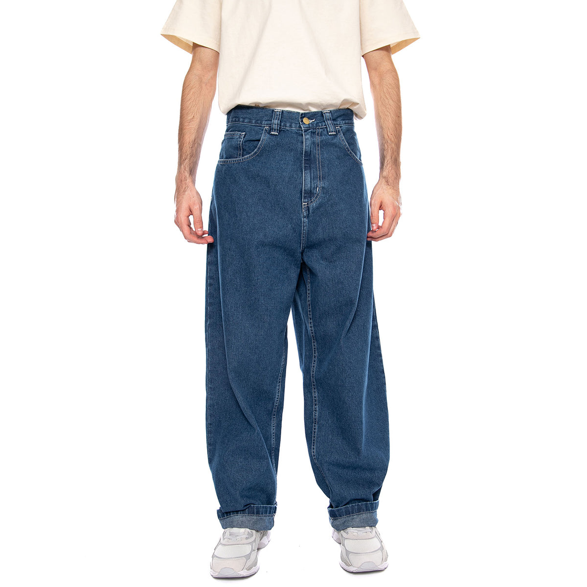 Brandon Pant Blue - Pantaloni Denim Jeans Uomo Blu I036544 0106 CARHARTT WIP 