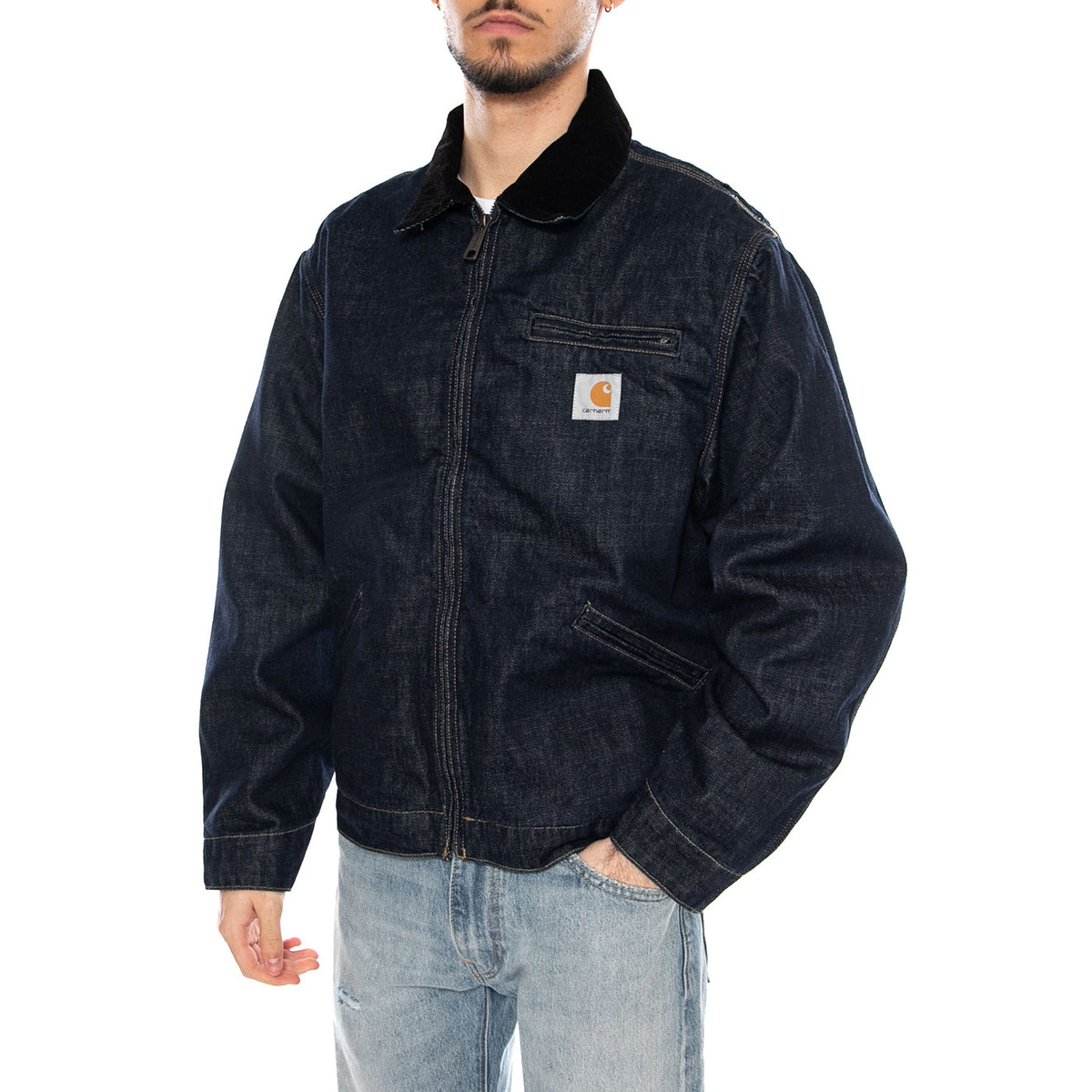 OG Detroit Jacket Blue - Giacca Uomo Blu I036593 B8902 CARHARTT WIP 