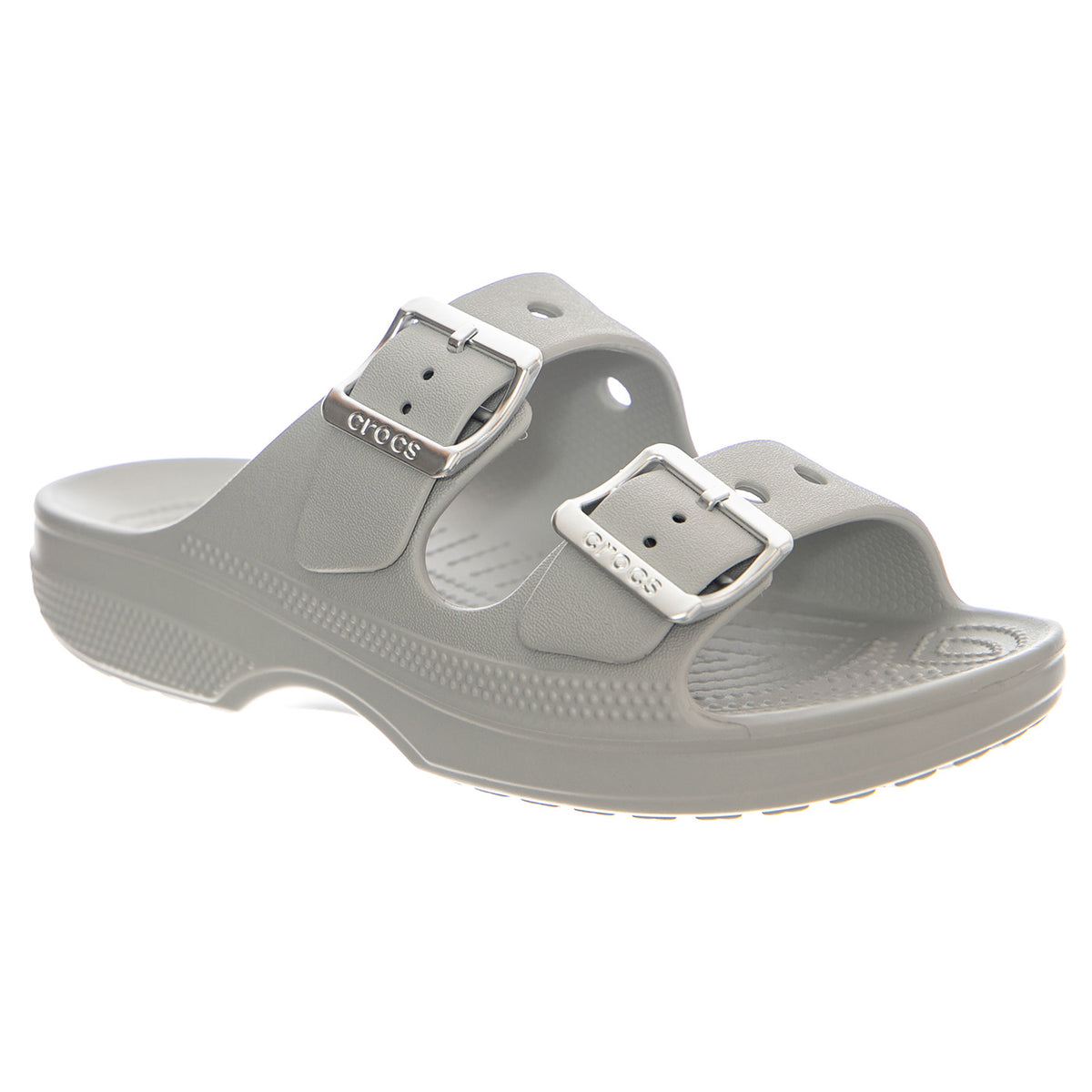 Saturday Metallic Buckle Sndl Grey - Sandali Donna Grigi CR.213316 ATMO CROCS 