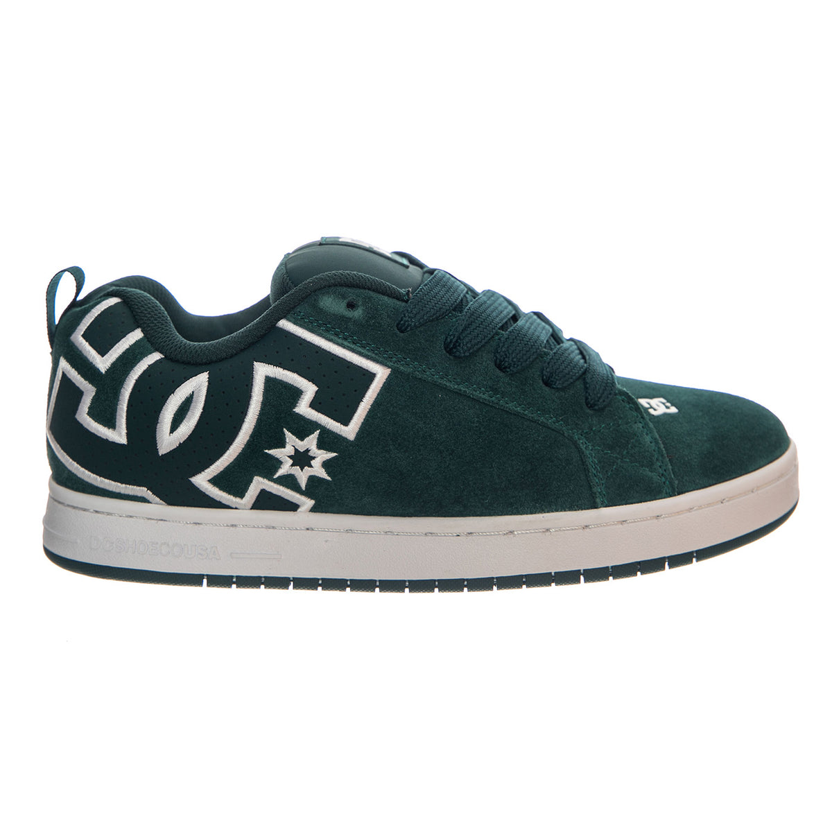 DC Shoes Court Graffik SE Dark Green / White - Scarpe Stringate Uomo Verdi EDYS100014 301 DC 
