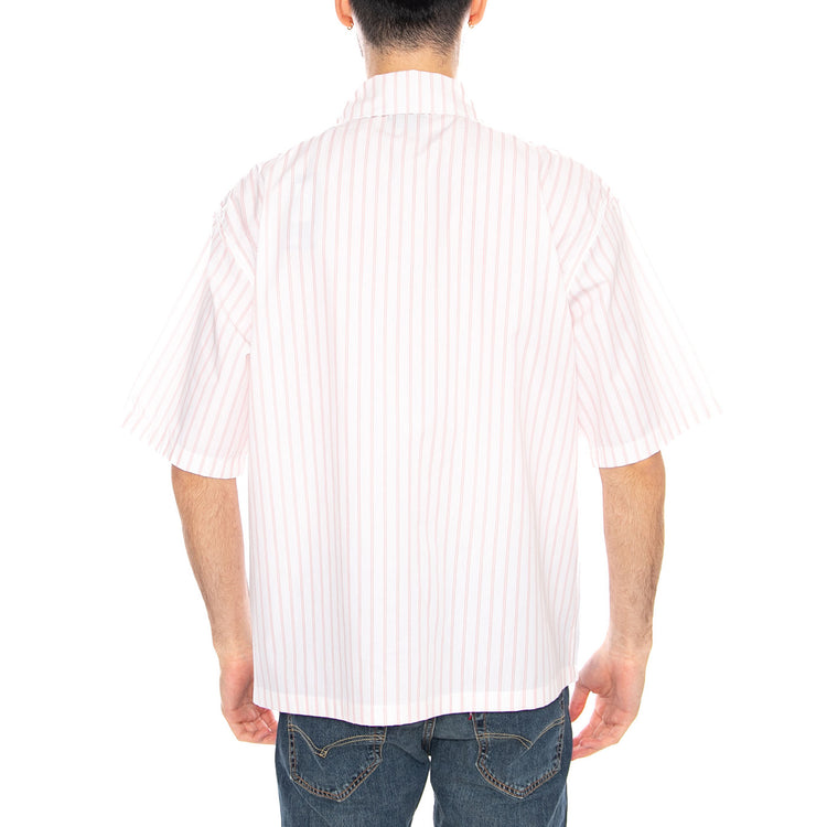 Venedocia Stripe Shirt White Stripe - Camicia Maniche Corte Uomo Bianca DK0A88GU 0WH DICKIES 