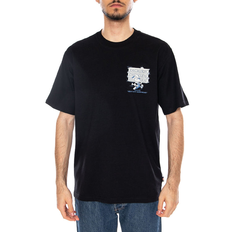 LYNNDYL SS TEE - Maglietta Girocollo Uomo Nera DK0A88JH BLK1 DICKIES 
