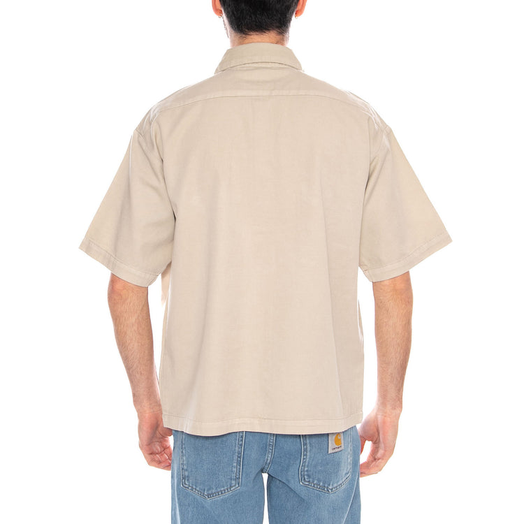 247 GD Work Shirt SS Stone - Camicia Maniche Corte Uomo Beige DK0A88N9 OST DICKIES 