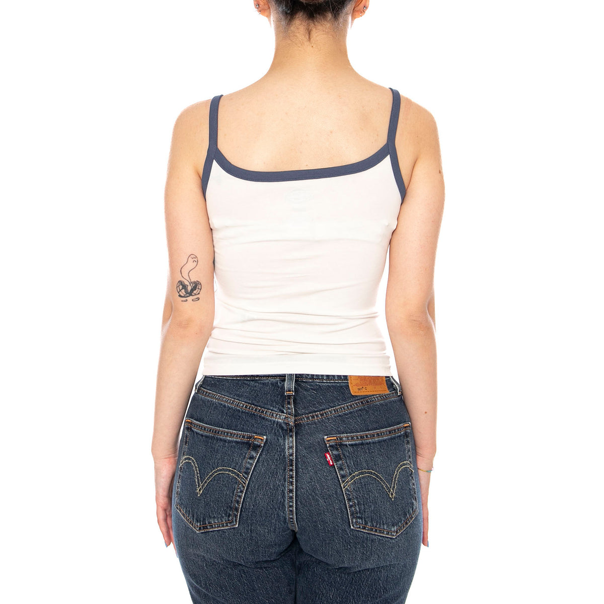VERNAL VEST W EGRET - Canotta Donna Bianca DK0A88QW C481 DICKIES 