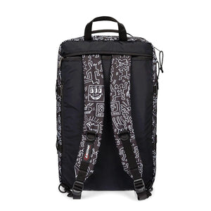 TRAVEL PACK KEITH HARING BLACK - Valigia con Ruote Nera Collaborazione con Keith Haring EK0A5BBR 6Z21 EASTPAK 