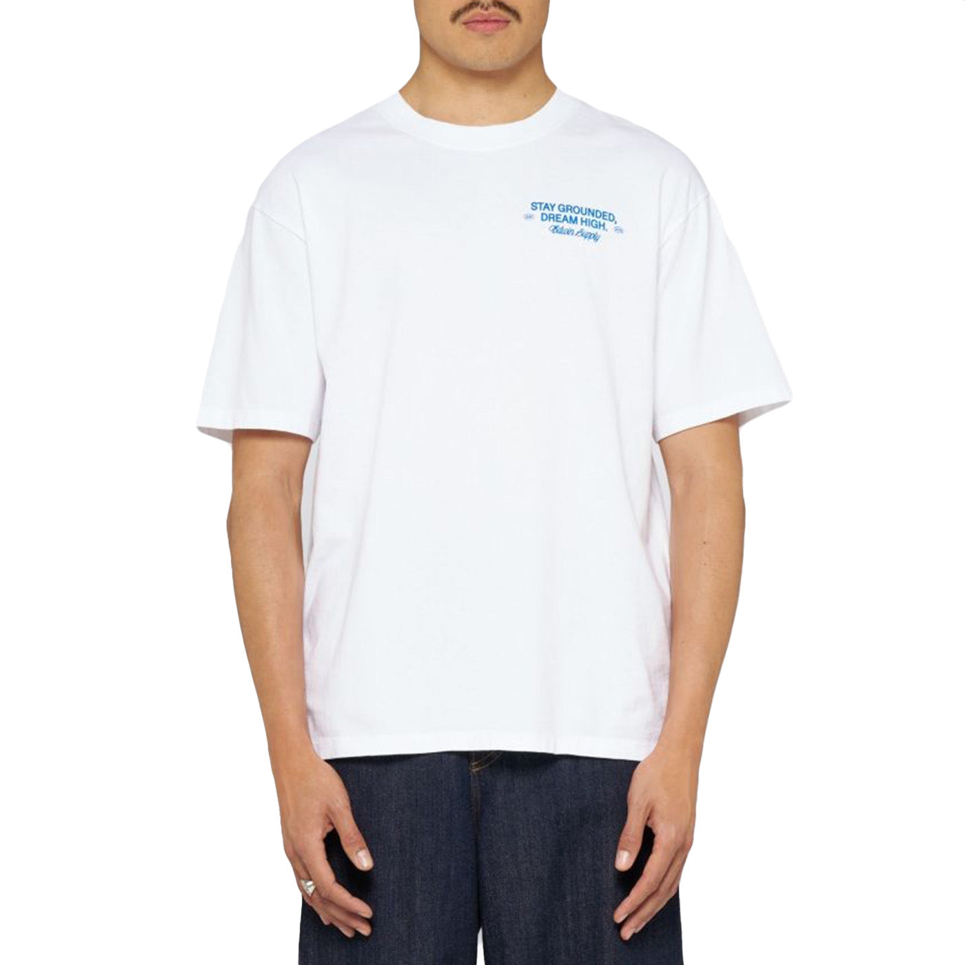 LAID-BACK LEAGUE WHITE - Maglietta Girocollo Uomo Bianca I036611.02.67. 02,67 EDWIN 