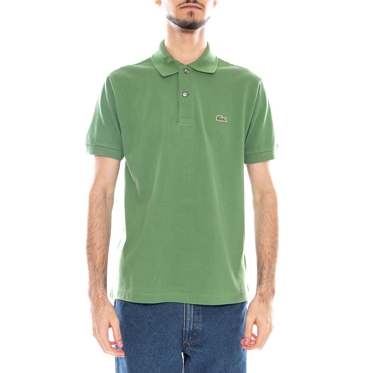 MAGLIETTA M/C - Polo Uomo Maniche Corte Verde 1212 02M LACOSTE 