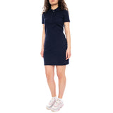 Robe Polo Abitino Polo Dress Blue - Robe Polo Femme Bleu Femme LACOSTE