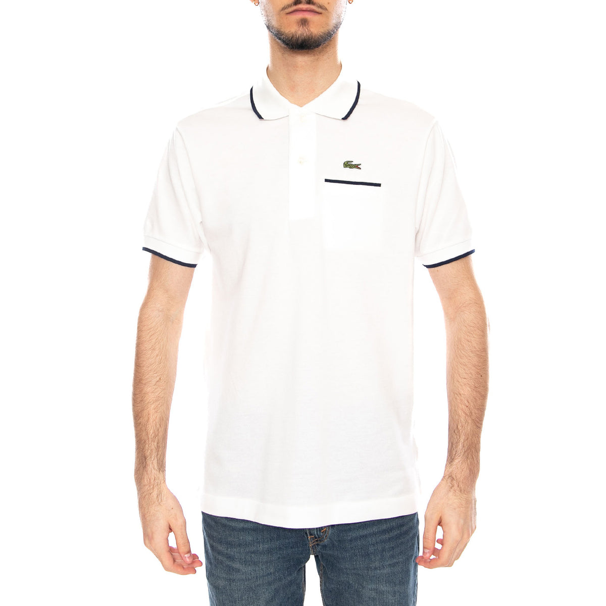 Maglietta M/C White - Polo Uomo Lacoste Bianca PH9838 EV0 LACOSTE 