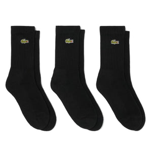 Calze - Set da Tre Paia di Calzini Neri con Logo Lacoste RA4182 8VM LACOSTE 