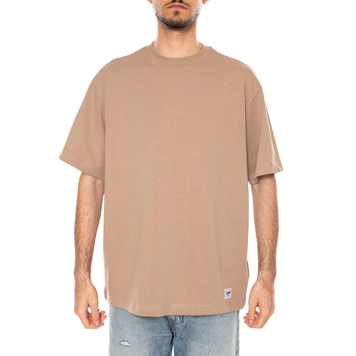 WORKWEAR BOXY TEE PERFECT KHAKI - Maglietta Girocollo Uomo Beige 112377734 BGE LEE 