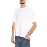 Boxy SS Tee - Garment Dye Jet Black - T-shirt Col Rond Homme Blanc LEVIS