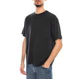 Boxy SS Tee - Garment Dye Jet Black - T-shirt Col Rond Homme Noir LEVIS