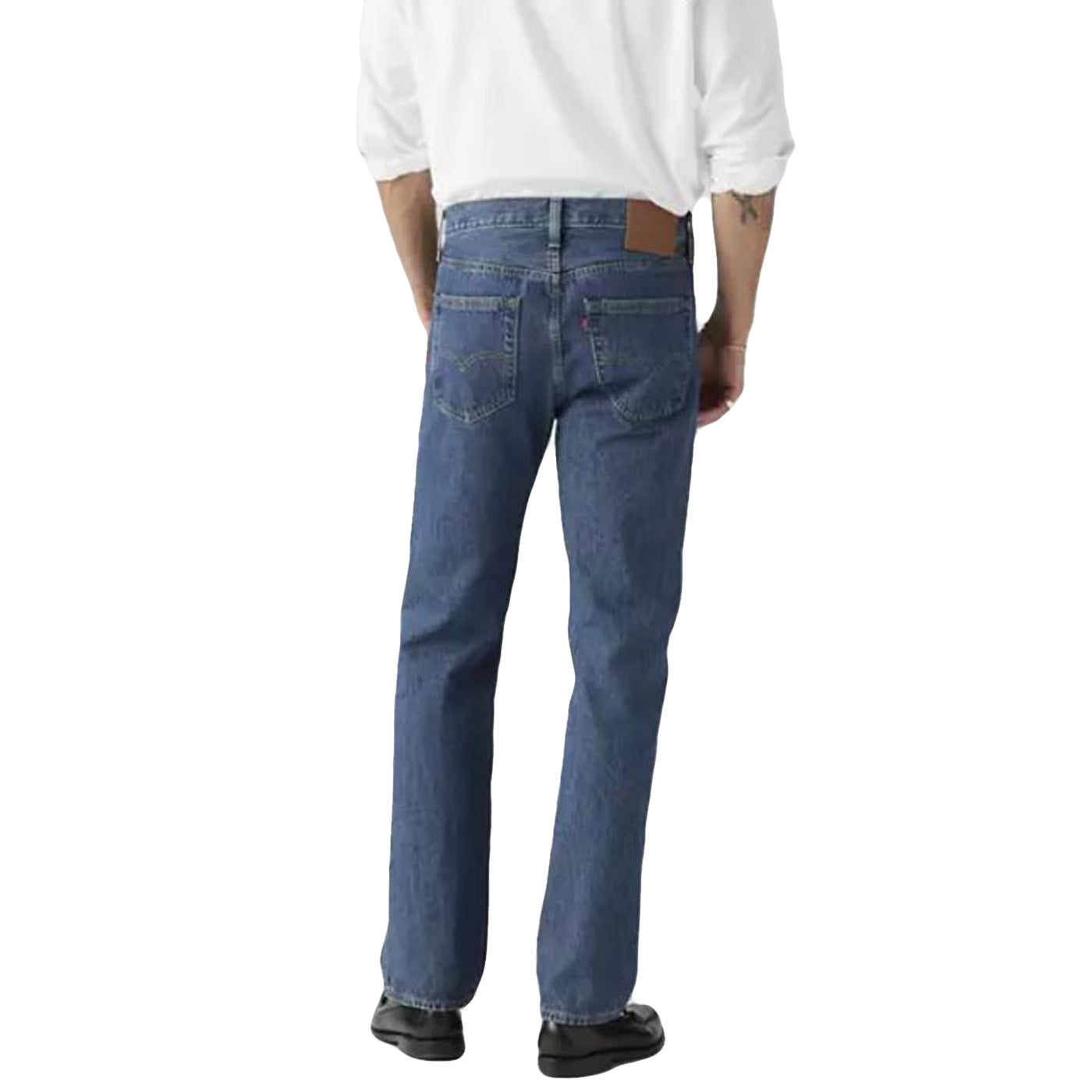 501 Levis Original Stonewash 80684 - Pantaloni Denim Jeans Uomo Blu 00501-0114 Med Indigo LEVIS 