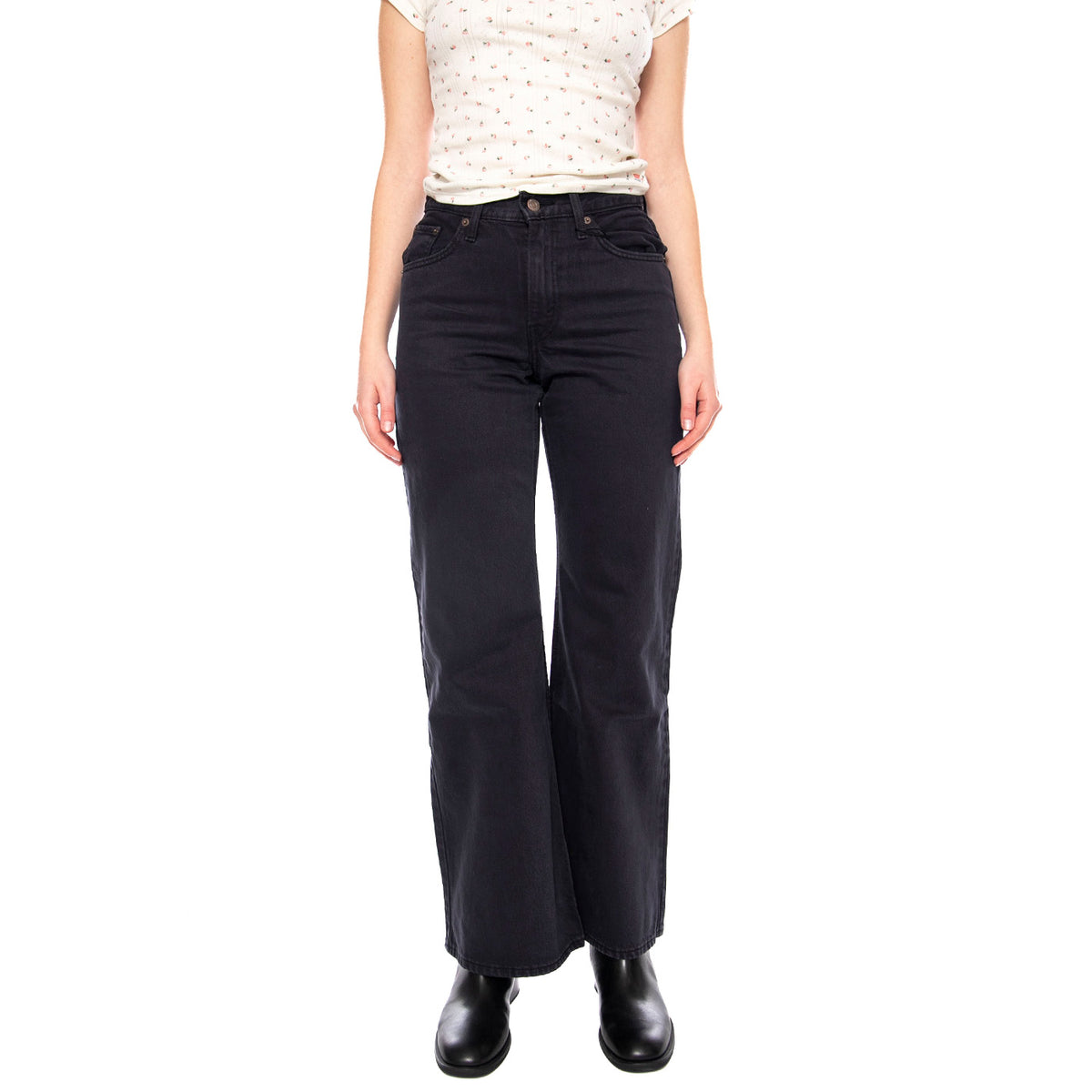 Loose Boot - Do It Again - Jeans Donna Nero 005DO 0004 LEVIS 
