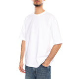 Heavyweight Loose Tee - Garment Dye Pumice Stone - T-shirt Col Rond Homme Blanc Homme LEVIS