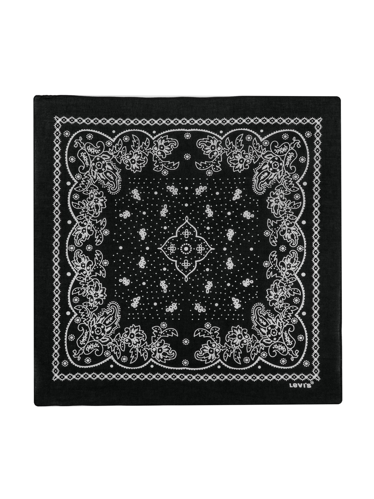 PAISLEY BANDANA CAVIAR BLACK - Bandana Nera 77138 0631 LEVIS 