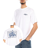 Vintage Fit Graphic Tee - Americas Finest Overalls - Jet Black - T-Shirt Col Rond Homme Blanc Homme LEVIS