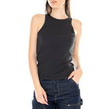 W' Racer Tank Caviar - Tank Femme Noir Femme LEVIS