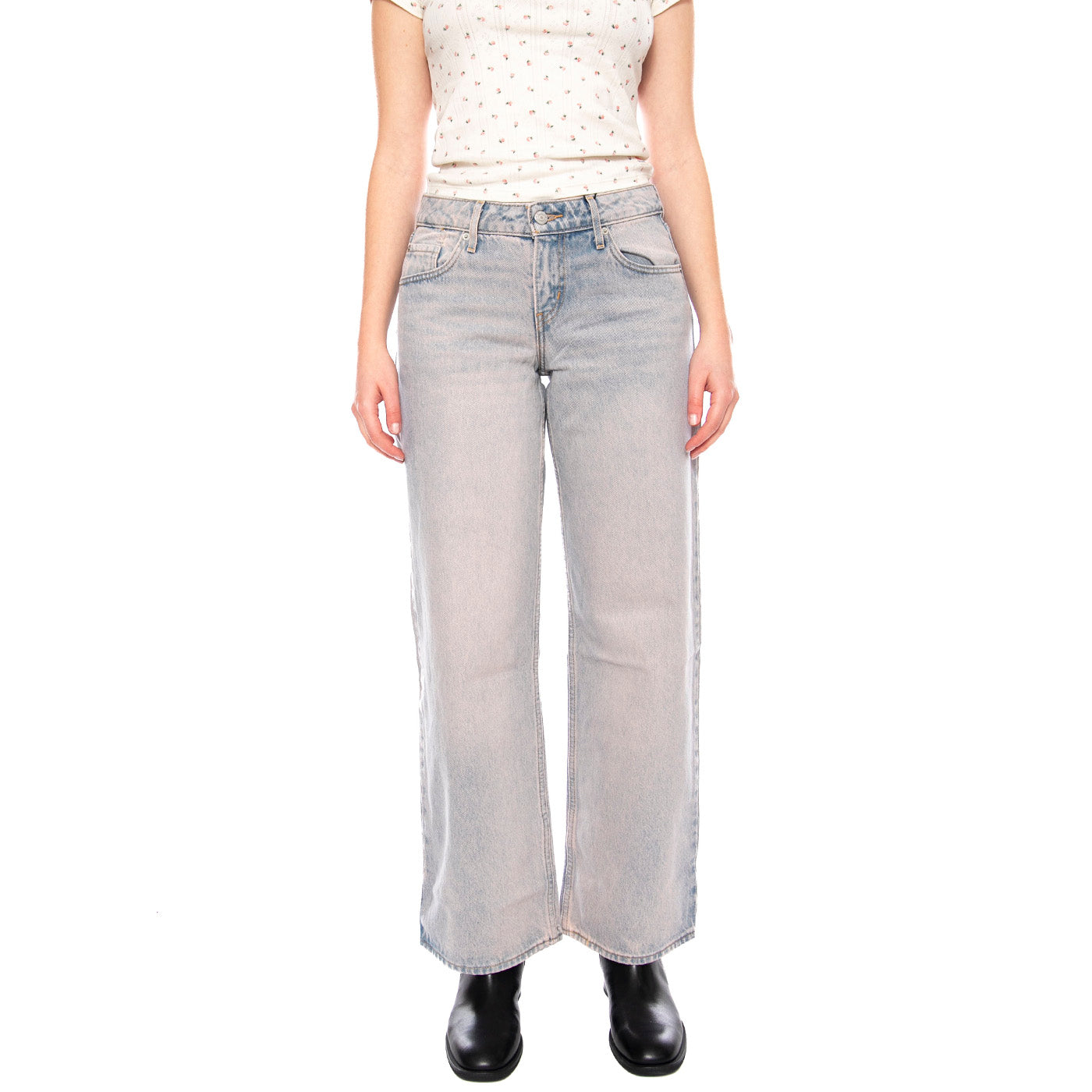 Low Loose - Good Grades Tencel - Pantaloni Donna Rosa A5566 0048 LEVIS 