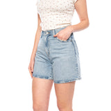 High Baggy Short - Snowing In LA - Bermuda Donna Denim Jeans Bleu Femme LEVIS