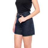 Short High Baggy - Snowing In LA - Bermuda Donna Denim Jeans Blu Scuro Donna LEVIS