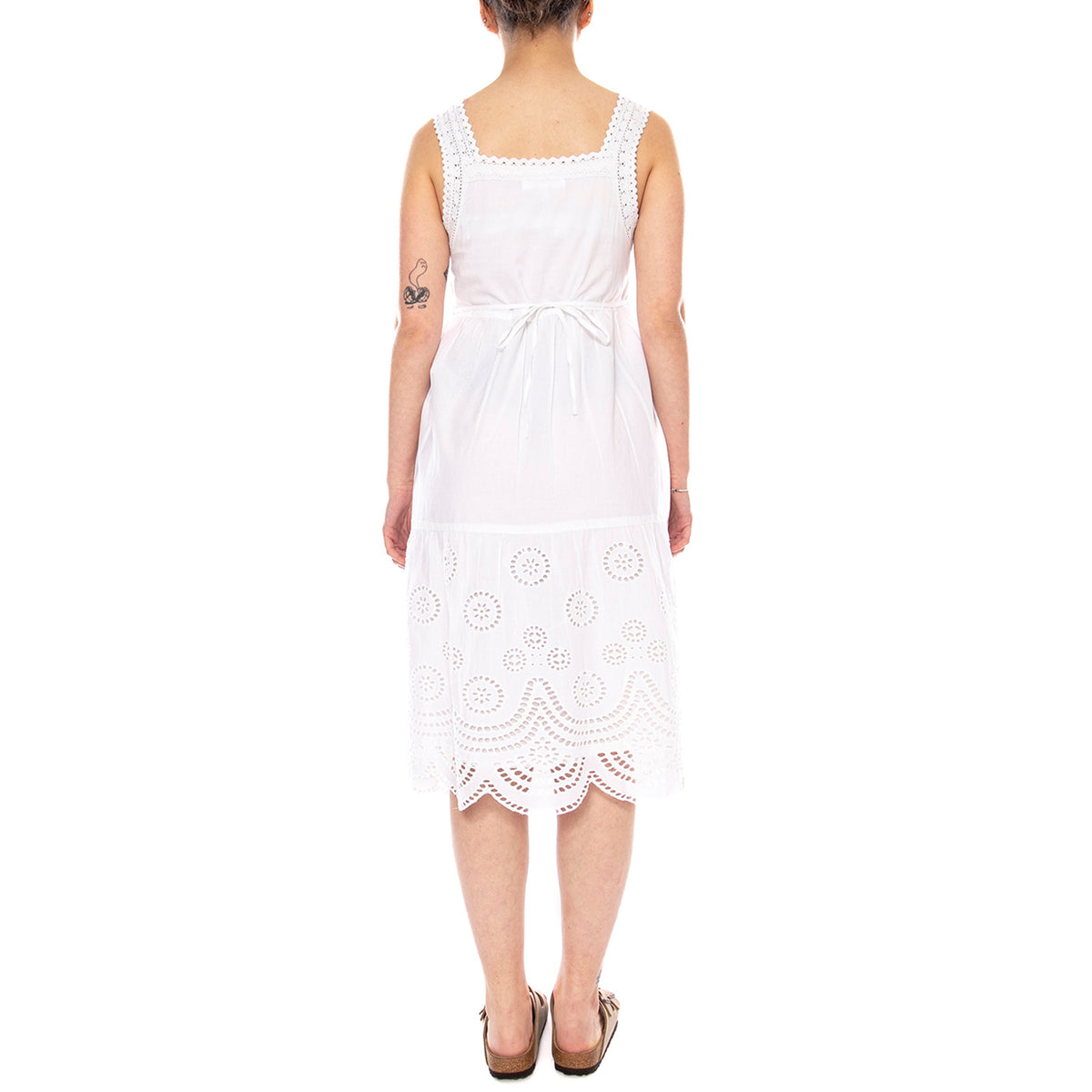 DRESSES WHITE - Abito Donna Lungo Bianco 4.75.051.10 100 MD'M 