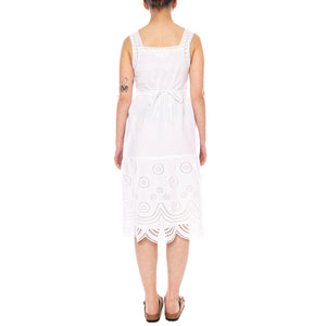 DRESSES WHITE - Abito Donna Lungo Bianco 4.75.051.10 100 MD'M 
